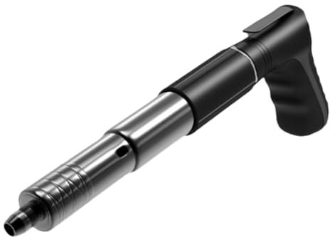 ZHXQRP Manuelle Mini-Nagelpistole aus Stahl, 5 Gänge, verstellbare Nagelpistolen, manuelles Nagelpistolen-Werkzeug aus Stahl, Beton-Nagelpistole, tragbares Mini-Nagelschießen