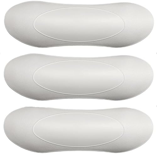 3er-Pack 74316 74317 Spa-Nackenkissen für Spas der Hot Spring Highlife-Serie von Mitte 2007 bis 2013, 36,8 cm L x 12,9 cm B, kühles Grau, Whirlpool-Kopfstützenkissen für Watkin, fünf Jahre kostenloser