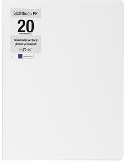 PAGNA Office 21009-02 Porte-vues A4 Polypropylène Blanc