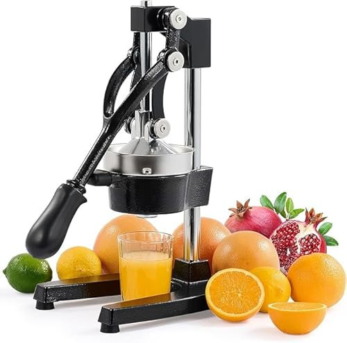 Manual Citrus Fruit Juicer, Hand Press Squeezer for Orange, Lemon, Pomegranate