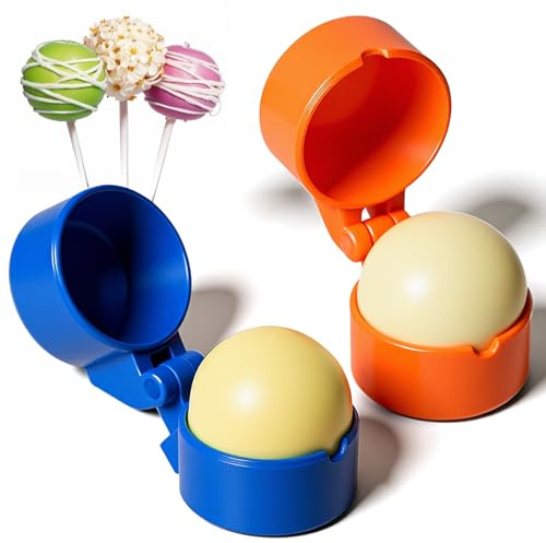 Yiyiring 2 Pcs Round Cake Pop Mold Press Set, Circle Cake Pop