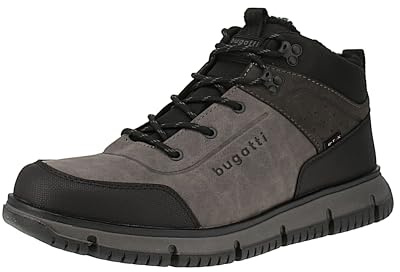 bugatti 341-AC250-5050 XL - Herren Boots - 1015-Black-Grey, Größe:48 EU