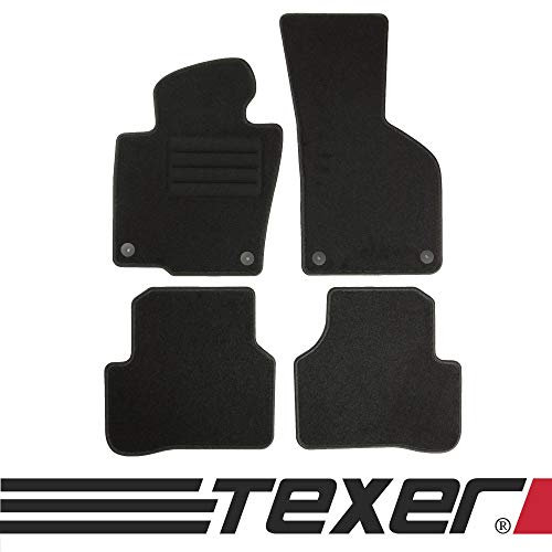 TEXER Textil Fußmatten Passend für VW Passat B6 Bj. 2005-2010 Basic