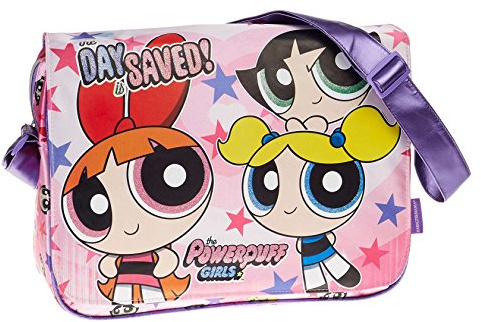 Karactermania Las Supernenas Stars Bolso Bandolera, 37 cm, Rosa