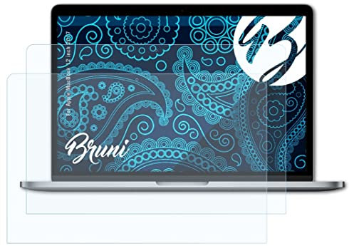 Bruni Película Protectora compatible con Apple MacBook 12 inch 2017 Protector Película, claro Lámina Protectora (2X)