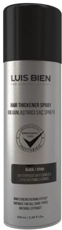 Luis Bien - Spray Correcteur pour Cheveux - Épaississant et Efficace pour l'anti-calvitie - Cheveux denses - 100 ml (Noir)