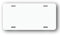 License Plate Blank (1, White)