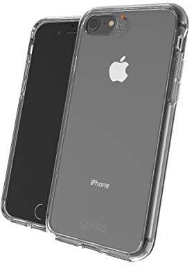 ZAGG Gear 4 Crystal Palace D30 Protective Case for iPhone SE (2020), Shockproof, Wireless Charging, MagSafe, Slim, (Clear)