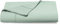 Pizuna 400 Fadenzahl Baumwolle bettlaken 230x280 cm Salbei,100% Langstapelige Baumwolle betttuch Weiche mako Satin, bettlaken ohne Gummizug (100% Salbei Baumwolle betttuch 230 x 280 cm)