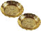 Purpledip Katori - Juego de 2 platos de latón para puja pequeños, 7,6 cm, 12240