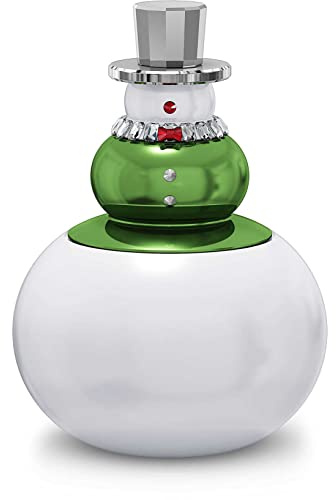 Swarovski Schneemann Bonbonschale, Kristall/Metall, Mehrfarbig, 12cm