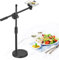 Hivexagon Supporto da Tavolo per Telefono Cellulare Live,Altezza e Angolazione Regolabili,con Base Rotonda Stabile,Perfetto per Il Negozio dal Vivo di Prodotti (36-52 cm)