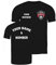 lepni.me Männer Fußball Trikot mit Dem Emblem Ihres Lieblingsvereins Personalisierter Name und Nummer Individuelles T-Shirt Fahnenabzeichen (L Schwarz Mehrfarben)