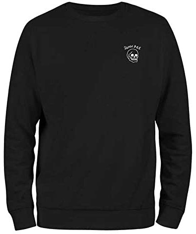 John Doe I Sweater Live Fast Skull gestickt I Sweatshirt I Pullover I Lifestyle I Herren I schwarz I Größe XL