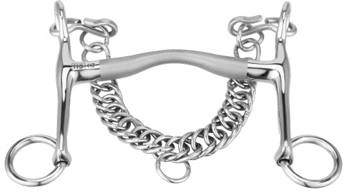 Sprenger SATINOX Pony Reitkandare 14 mm - Edelstahl rostfrei, 135 mm Weite
