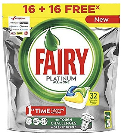 FAIRY Ultra Plus Original lavavajillas 24 cápsulas