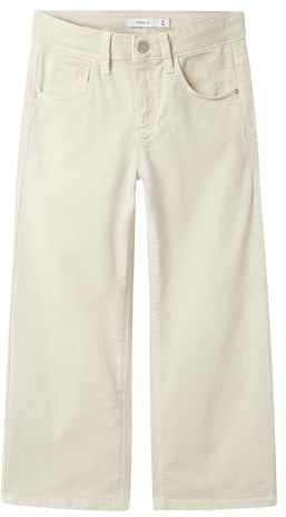 NAME IT Mädchen Nkfrose Wide Twi Pant 1115-tp Noos Hose, Turtledove, 164 EU