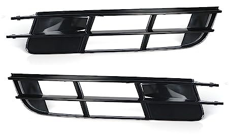 Auto-Frontgitter Auto Front Lower Bumper Grills Nebel Licht Kühlergrill Abdeckung Schwarz Kunststoff Für Audi Q7 2007 2008 2009 Kühlergrill für Autos