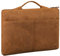 STILORD 'Kit' 15.6 Pulgadas Maletín para Portátil Maletín de Cuero Hombres Cuero Genuino Laptop Case Piel Premium Bolsa para Portátiles Hombre, Color:tan marrón - oscuro