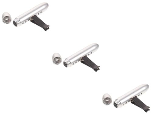 iplusmile 3 Stück Luftauslass Aromatherapie Clip Männer Duft Autodüfte Auto Luftdiffusoren Vent Clip Automotive Auto Parfüm Aluminiumlegierung