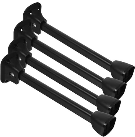 SEWOART 4pcs Iron Folding Table Legs Heavy Duty for Dining Table Office Desk Rv Portable Furniture Legs Easy Assembly