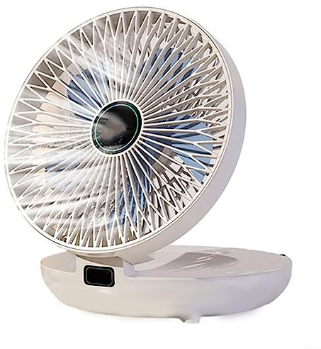 Ventilador pequeño y relajante montado en la pared, ventilador USB inalámbrico para una experiencia tranquila (inserto recto)