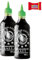 FLYING GOOSE Hoi Sin Sauce, 2er Pack (2 x 455 ml), Pikant, Grüne Kappe, Kräftige Würzsauce aus Thailand, Mit Tony's Chocolonely Schokoladenriegel - Trinovi
