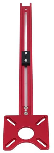 Router Circle Jig, Router -Fräserhalterung Einstellbarer Multifunktional Abnehmbarer Entwurfsschrank Hardware Verdickter Trimmerkreis, TemplatESTencil