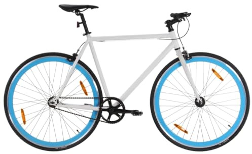 Fixed Gear Bike - Leichtes Single Speed Road Commuter Fahrrad mit Flip-Flop Hub für Urban Riding, 700c 59cm