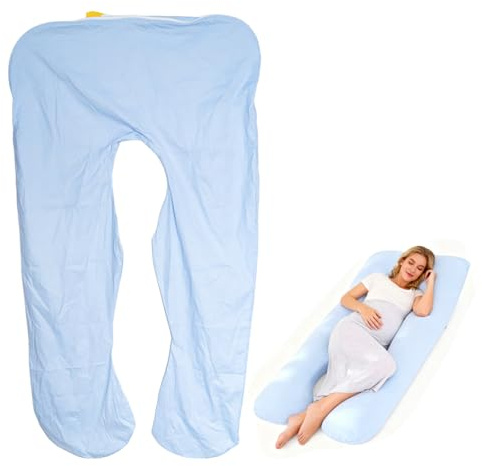 Funda de Almohada del Cuerpo del Embarazo, Funda de Almohada de Maternidad de algodón en Forma de U 80 * 150 cm