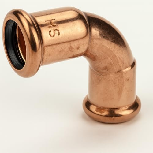 28 mm 90-Grad-gleicher Winkel-Kupfer-Pressfitting – Wasserrohrverbinder