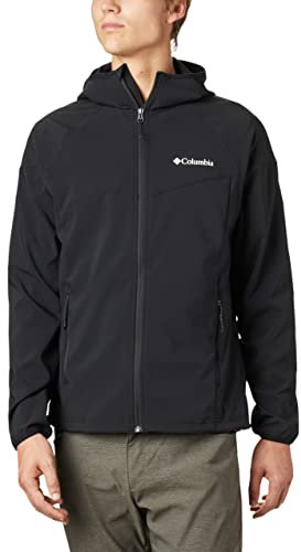 Columbia Hombre Chaqueta con capucha Softshell, Black 010, XXL
