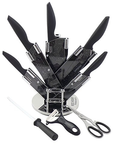 ROSS Henery Professional – Set di coltelli da cucina in acrilico Block, 8 pezzo