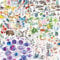240 Stk Scrapbooking Sticker Set Vintage Aufkleber, 6 Aufkleber zum Thema Natur mit Scrapbook-Aufklebern von Pflanzen, Tieren, Planeten und mehr für Sammelalbum, Basteln, Aufzählungszeichen, Laptops
