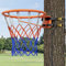 ROYUMI Basketballkorb Ø 18 Basketballkorb, Am Baum Montiert, Basketballkorb für Den Außenbereich, Hochleistungs-Basketballfelge und -Netz, Hängendes Basketballtor für Jedes Wetter