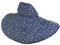 Nackenhörnchen mit Stehkragen Bio-Stoff Blümchen-blau - Leinsamenkissen. Nackenkissen Wärmekissen - Ein sehr wohliger Nackenwärmer