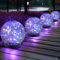 JKIMK Solar Globe Lights Outdoor Waterproof-Solar Balls for Garden-Cracked Glass Ball Solar Lights Outdoor-Solar Orbs for Outside-Outdoor Decorations for Patio and Yard Lawn Backyard Decor