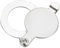PATIKIL 14mm Cubierta de Mirilla, Privacidad Puerta Visor Mirilla Protector Autoadhesiva de Cobre Herramiento de Seguridad para Casa Apartamento Hotel Entrada, Plateado