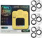 AISHTEC [3 Unidades Protector Lente de Cámara Compatible con iPhone 15 Pro/Pro Max, [Dureza 9H] Transparente HD Anti-Arañazos (6.7 Pulgadas)