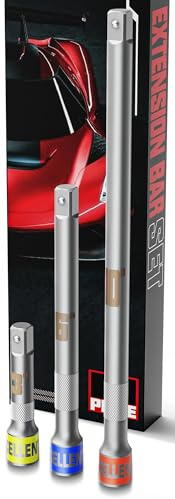 Faxdrts Jeu de Rallonges 3/8, 75 mm 150 mm 250 mm pour Clé à Cliquet