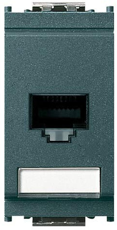 Vimar serie idea - Presa rj45 netsafe cat6 utp-110 grigio
