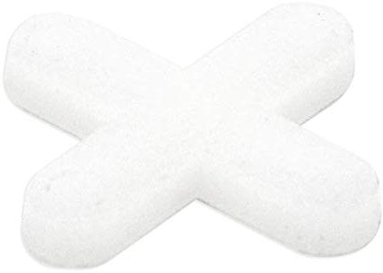 eyepower Distanziatori a Croce per Piastrelle 100 pezzi 22,5 x 5 mm | in plastica bianca