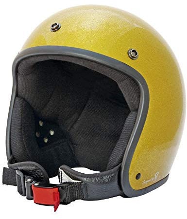 Bores Bogo 3 Jethelm glitter-Gold Designed by Gensler, Ce-EN1077 Sportprüfung, ohne ECE, Gold Glitter, Größe S 51-52 cm