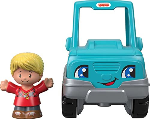 Fisher-Price Mattel – GJL17 Little People – Cowboy und Fahrzeug – Set mit Little People Figur und Fahrzeug