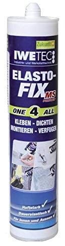 Iwetec Elasto-Fix, Kleb- und Dichtmasse 290 ml 3 versch. Farben (weiß)