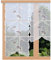 artex deko Scheibenhänger Ginko in Weinrot echte Plauener Spitze Moderne Flächengardine Scheibengardine mit Blumen-Muster 96 x 50 cm