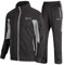 donhobo Herren Jogginganzug Trainingsanzug Sportanzug Fußball Sporthose Hoodie Hose für Gym Warm Tracksuit (02Dunkelgrau, XL)