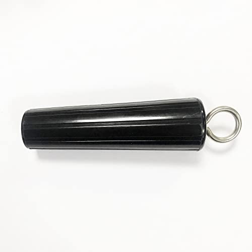 GRILLJOB Premium Insulated Grill Rotisserie Spit Rod Handle with Ring, Thread Size M8, Fits: 5/16 8mm Square Spit Rod