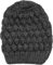 styleBREAKER Damen Strick Beanie Mütze mit Bubblemuster, Einfarbige Winter, Raspberry Pattern Strickmütze 04024193, Farbe:Dunkelgrau