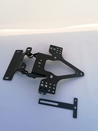 Kennzeichenhalter GroFaTec EVO für GSF 650/1250 S Bandit 09-17 Kennzeichenträger Nummernschild Träger Halter kurzes Heck Heckumbau Porta Targa
